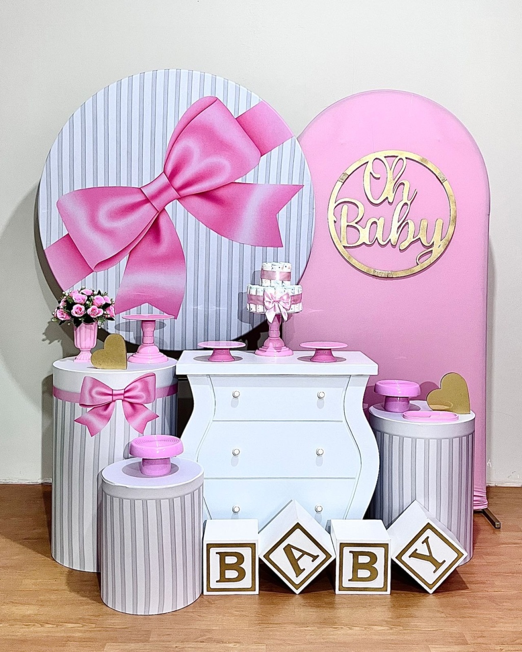 Laço Baby - Kit Promocional Diamante  - FestAí Pegue Monte