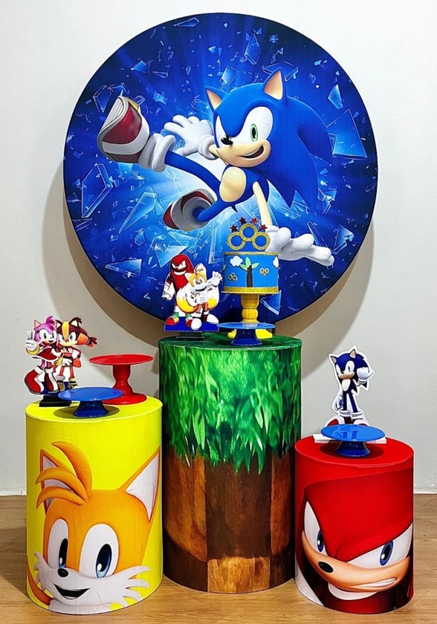 Sonic - Kit Promocional Prata  - FestAí Pegue Monte