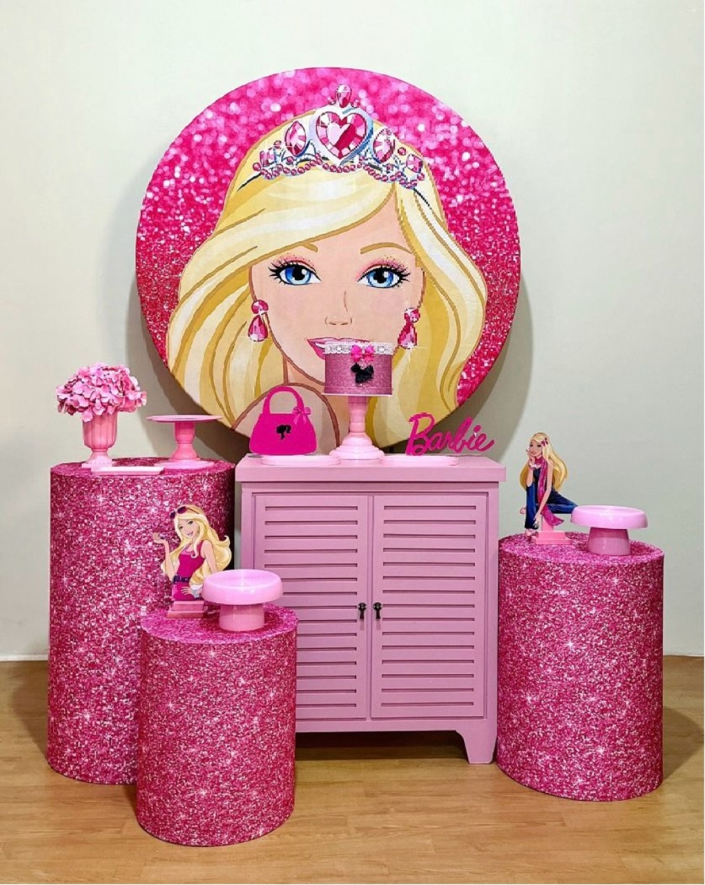 Barbie -  Kit Promocional Ouro - FestAí Pegue Monte