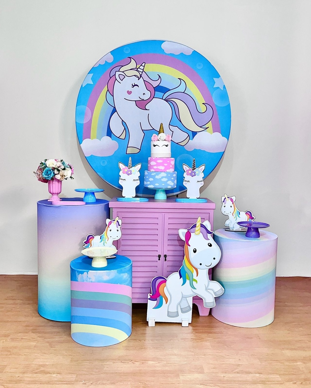Unicornio - Kit Promocional Ouro - FestAí Pegue Monte
