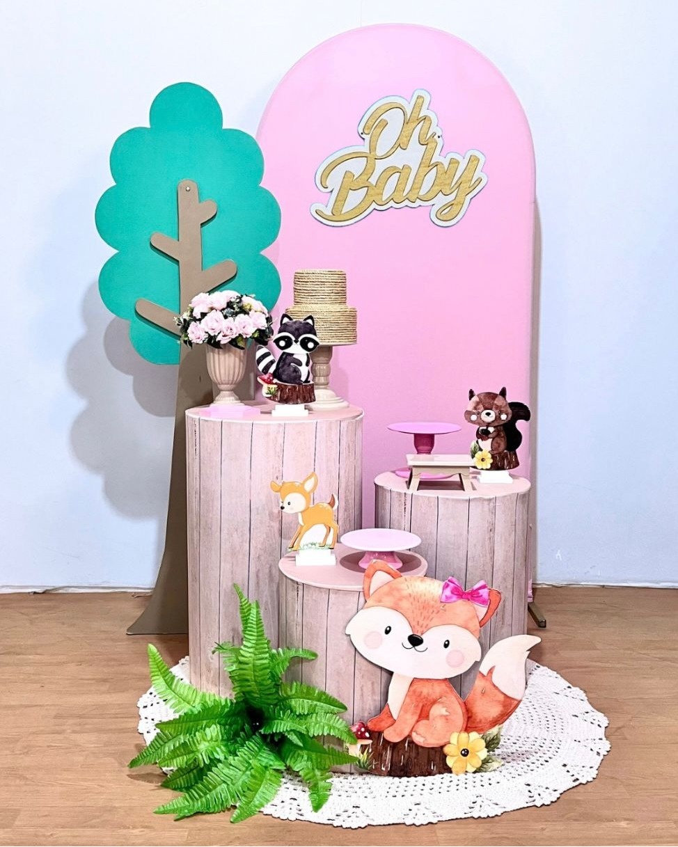 Oh Baby Bosque - Kit Florestinha   - FestAí Pegue Monte
