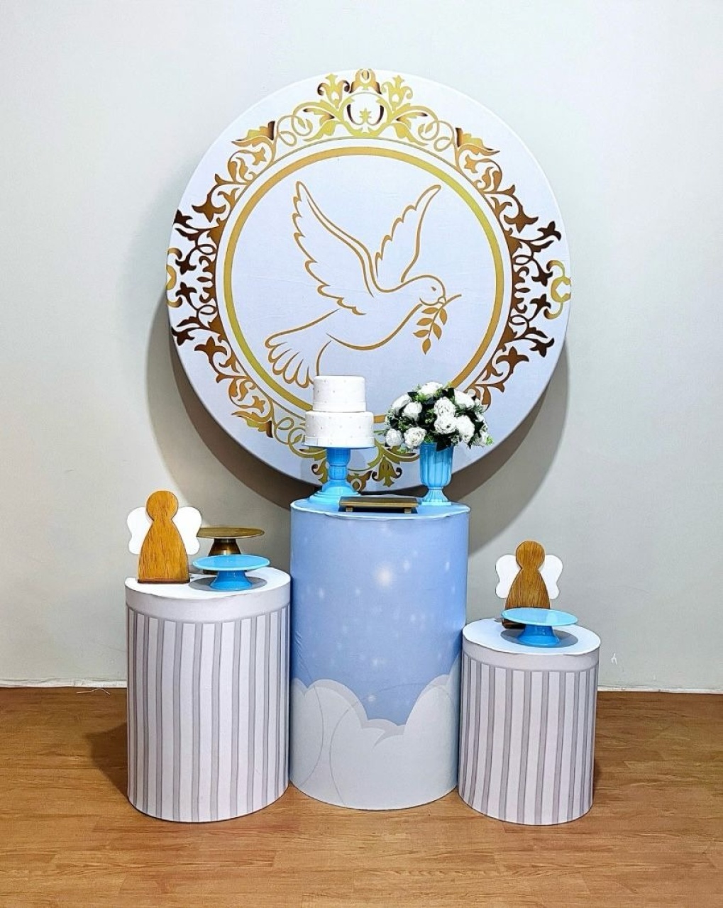 Batizado Menino - Kit Promocional Prata  - FestAí Pegue Monte