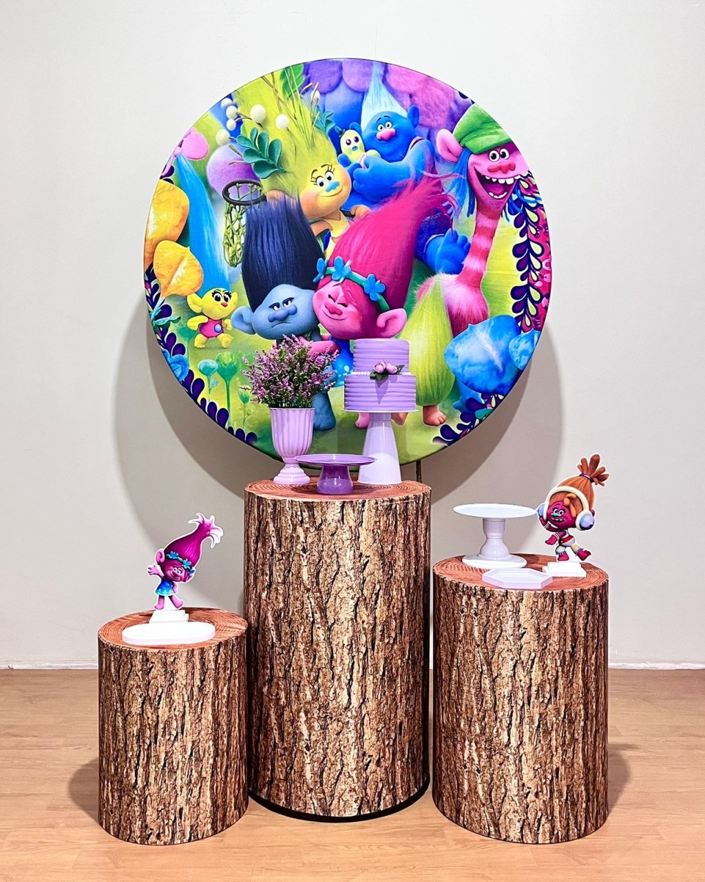 Trolls - Kit Promocional Prata - FestAí Pegue Monte