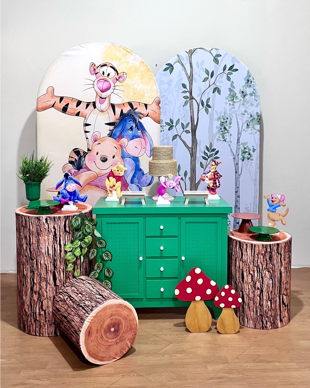 Ursinho Pooh - Comp. C/Romano Duplo - FestAí Pegue Monte