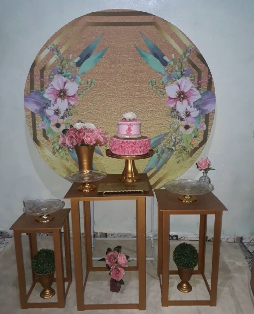 Kit Floral  Mesa Vazada - Tania Decorações 