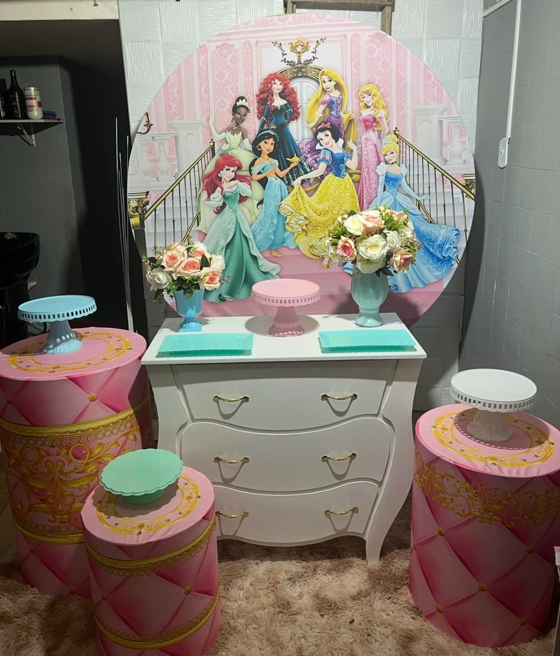 Kit Princesas Prata - Tania Decorações 