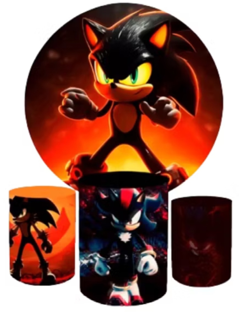 Kit Sonic Shadow - Tania Decorações 