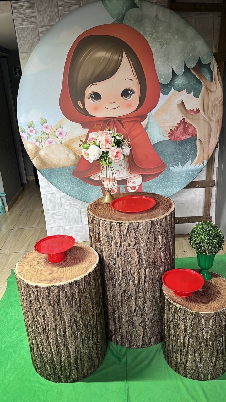Kit Chapeuzinho Vermelho(Bronze) - Tania Decorações 