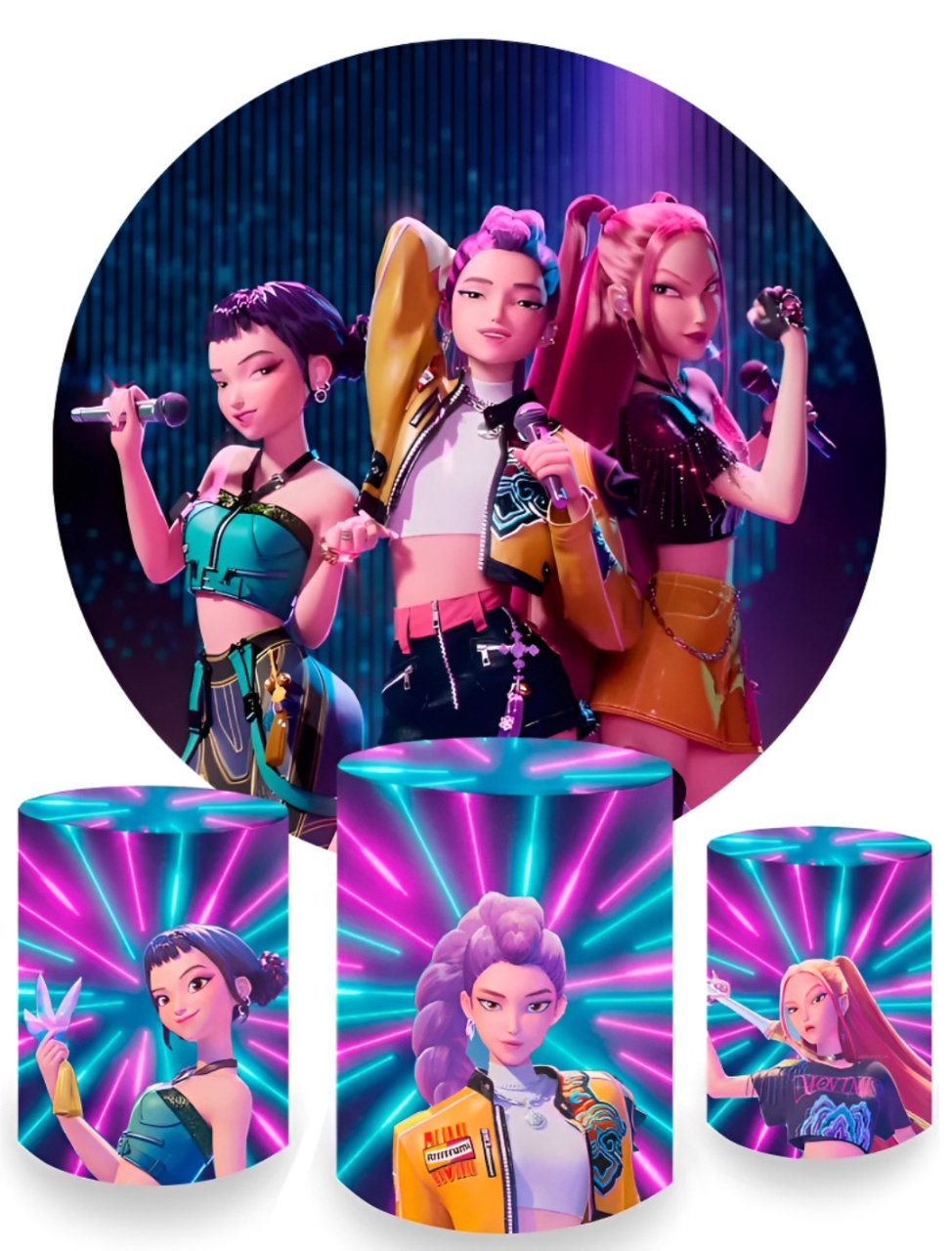 Kit Guerreiras Kpop - Tania Decorações 