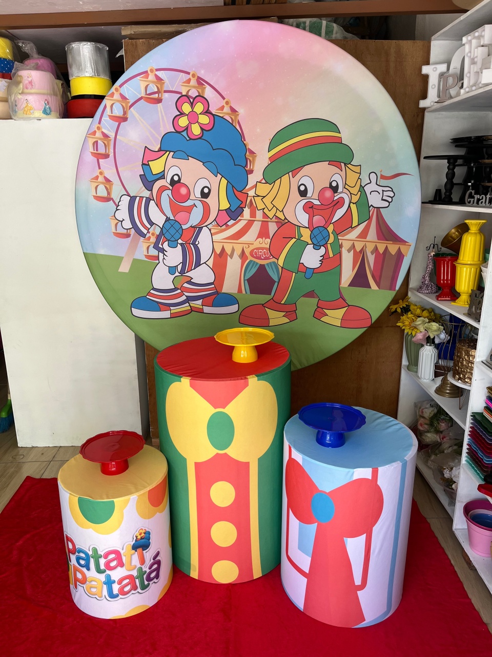 Kit Painel Patati Patatá Bronze - Tania Decorações 