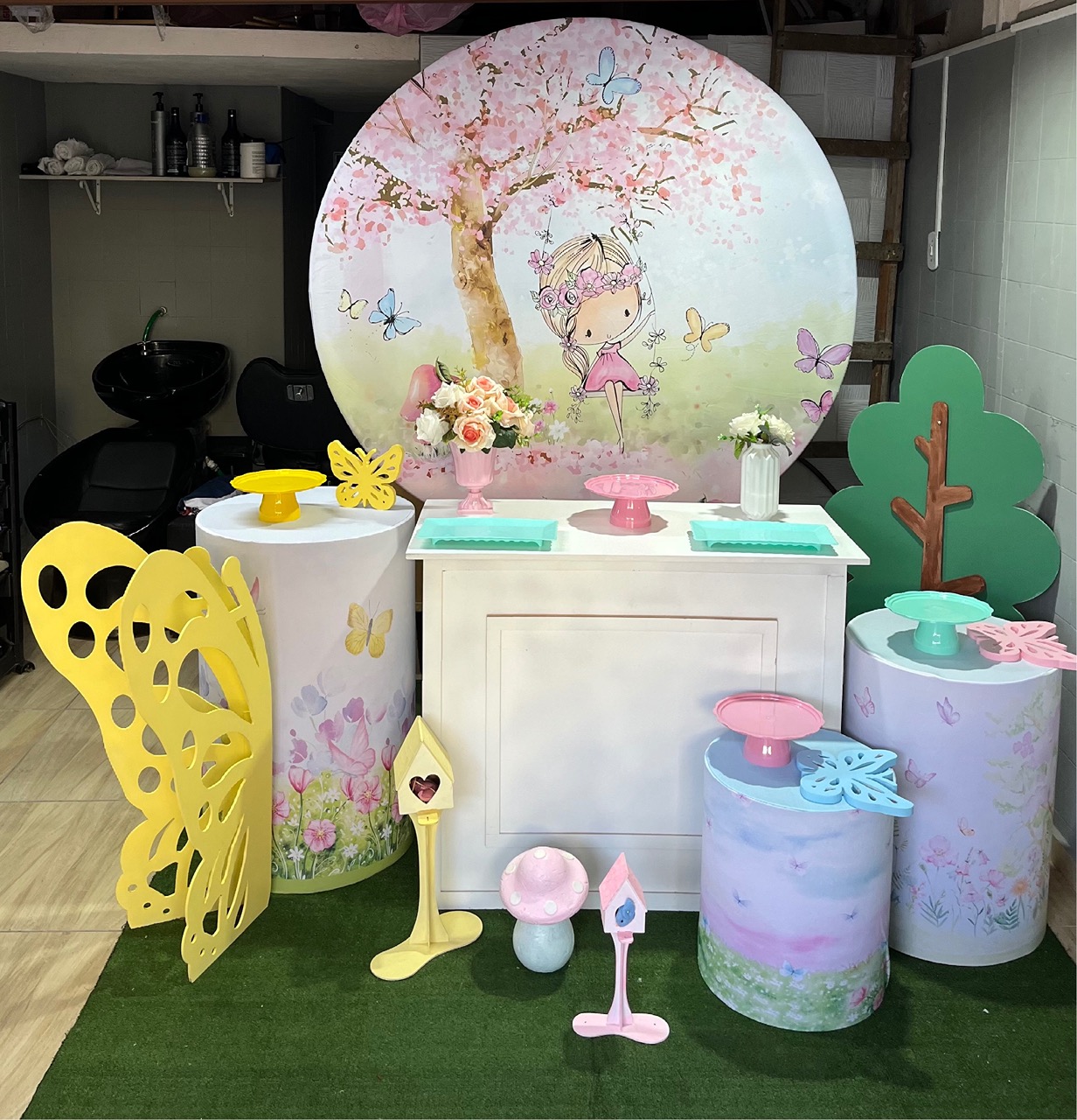 Kit Jardim Encantado Prata - Tania Decorações 
