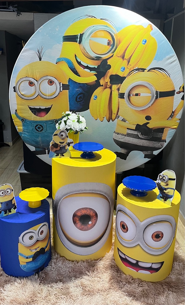 Kit Minions Bronze - Tania Decorações 