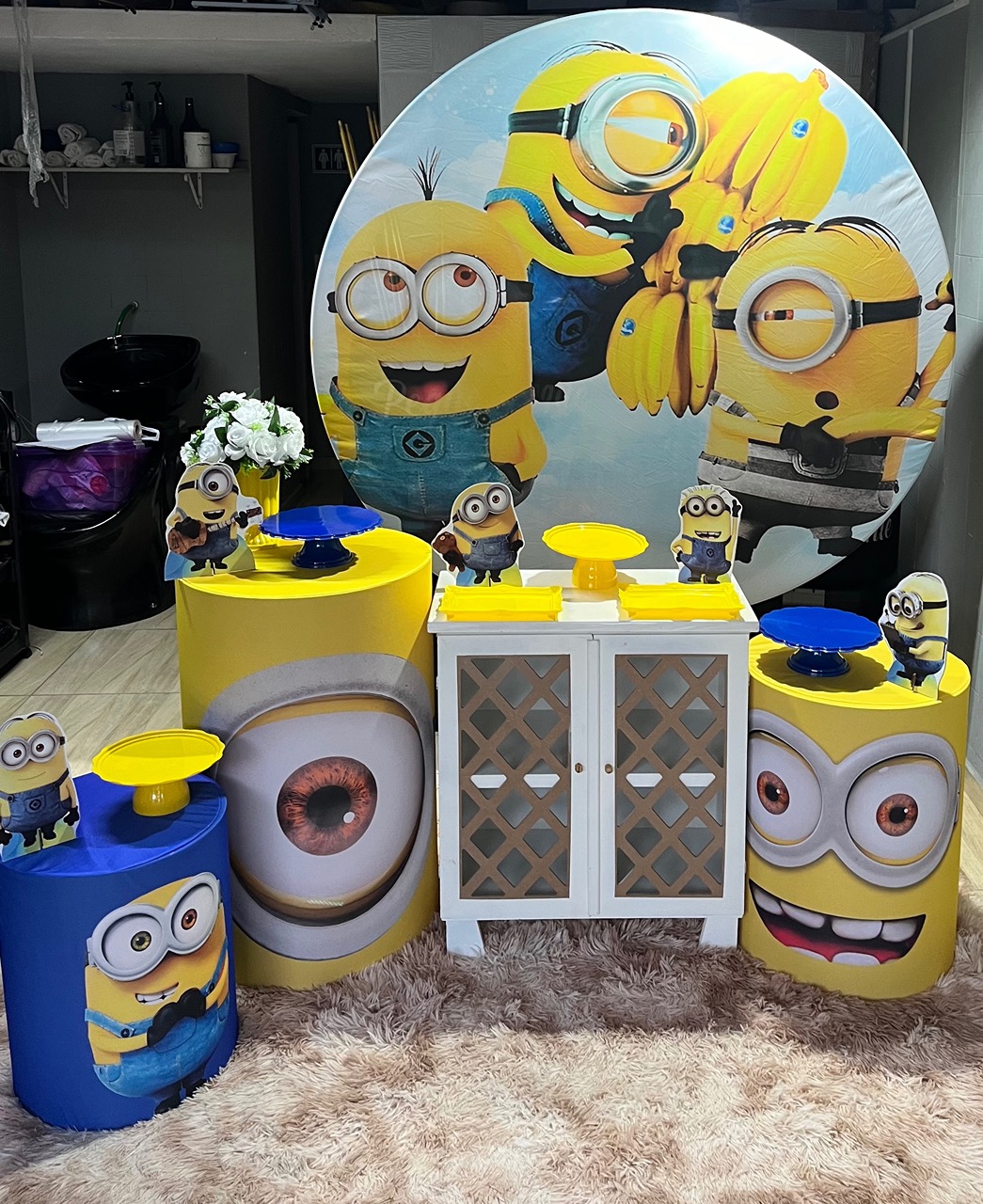 Kit Minions Prata - Tania Decorações 