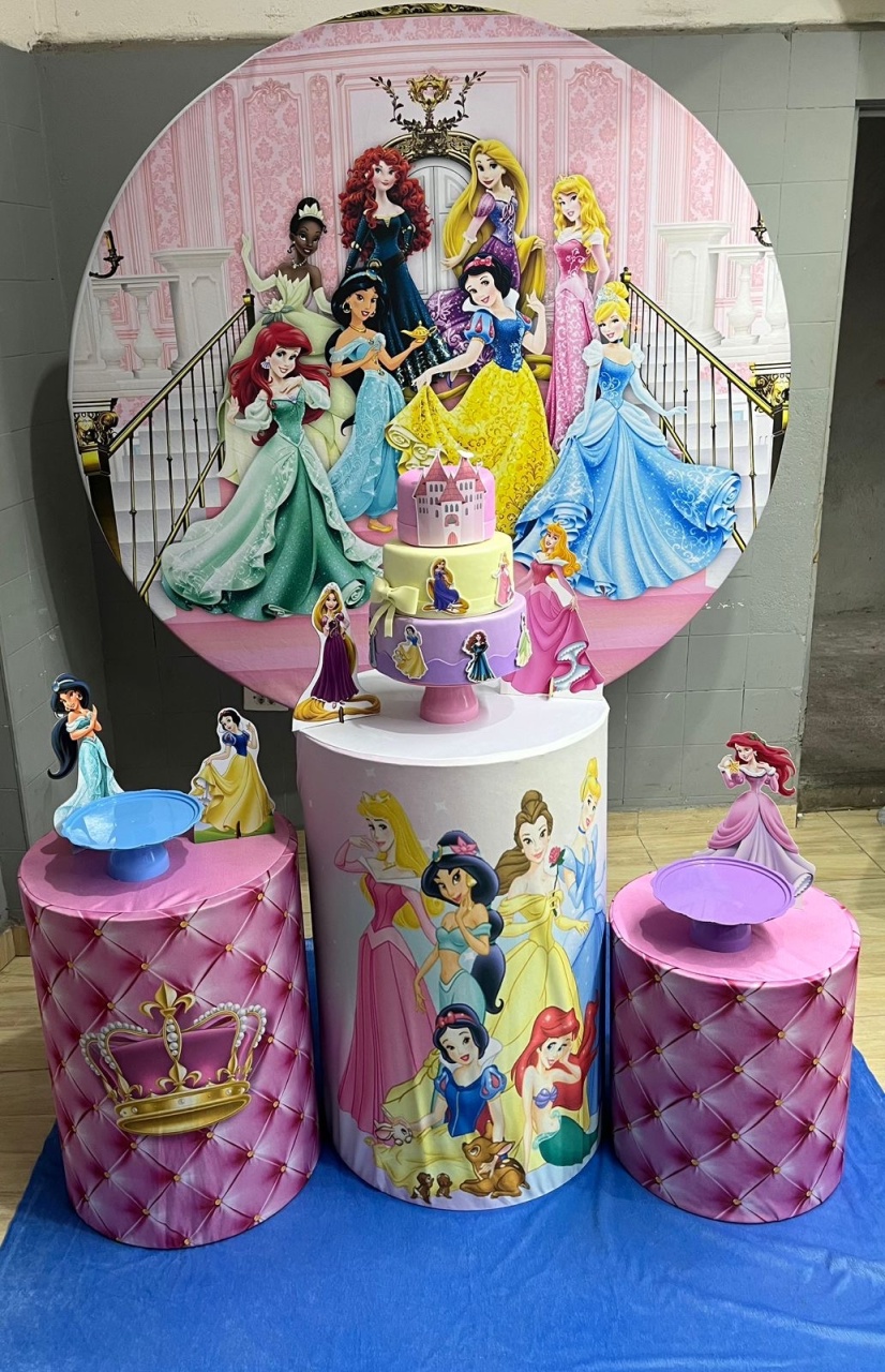 Kit Princesas Bronze  - Tania Decorações 