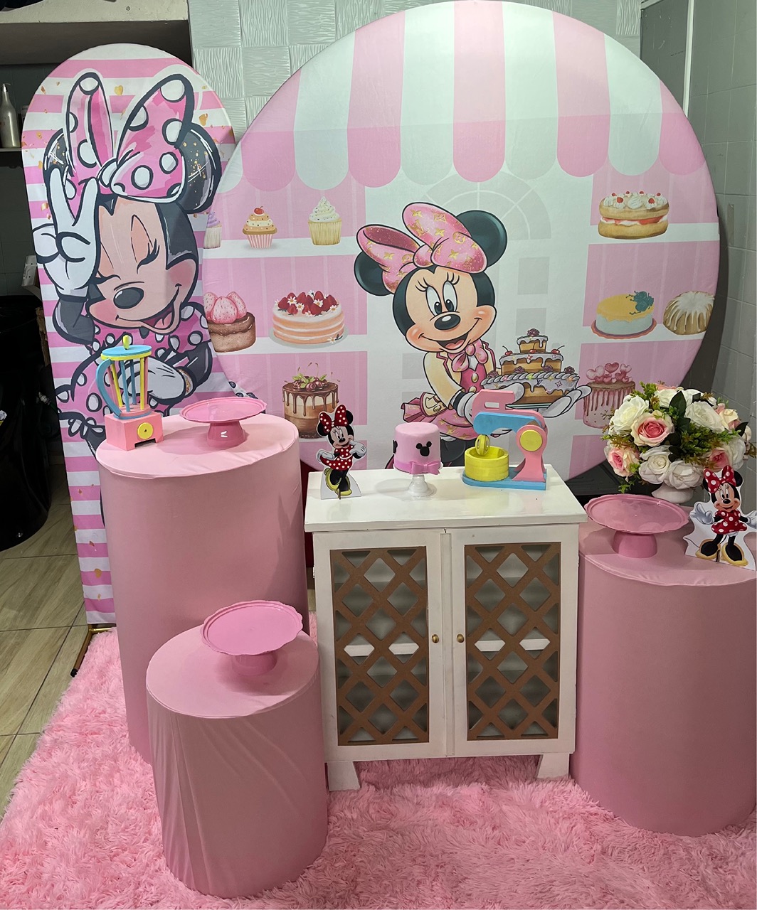 Kit Minie Ouro - Tania Decorações 