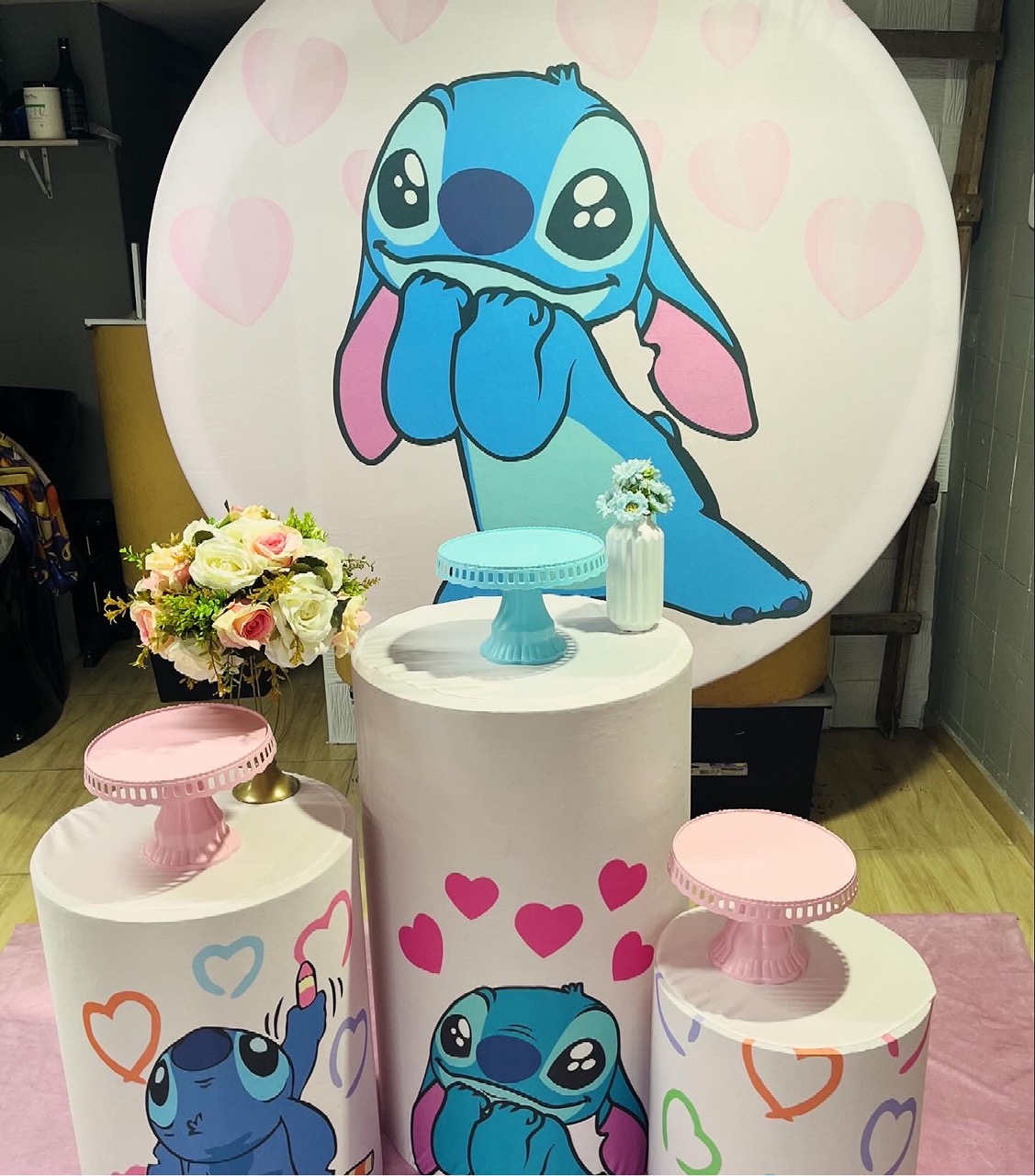 Kit Stitch Coração - Tania Decorações 