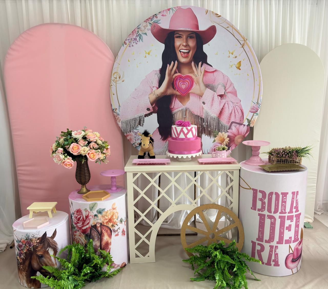 Kit Gg Com Cômoda Treliça  - Festa Fácil - Pegue e Monte Ipatinga