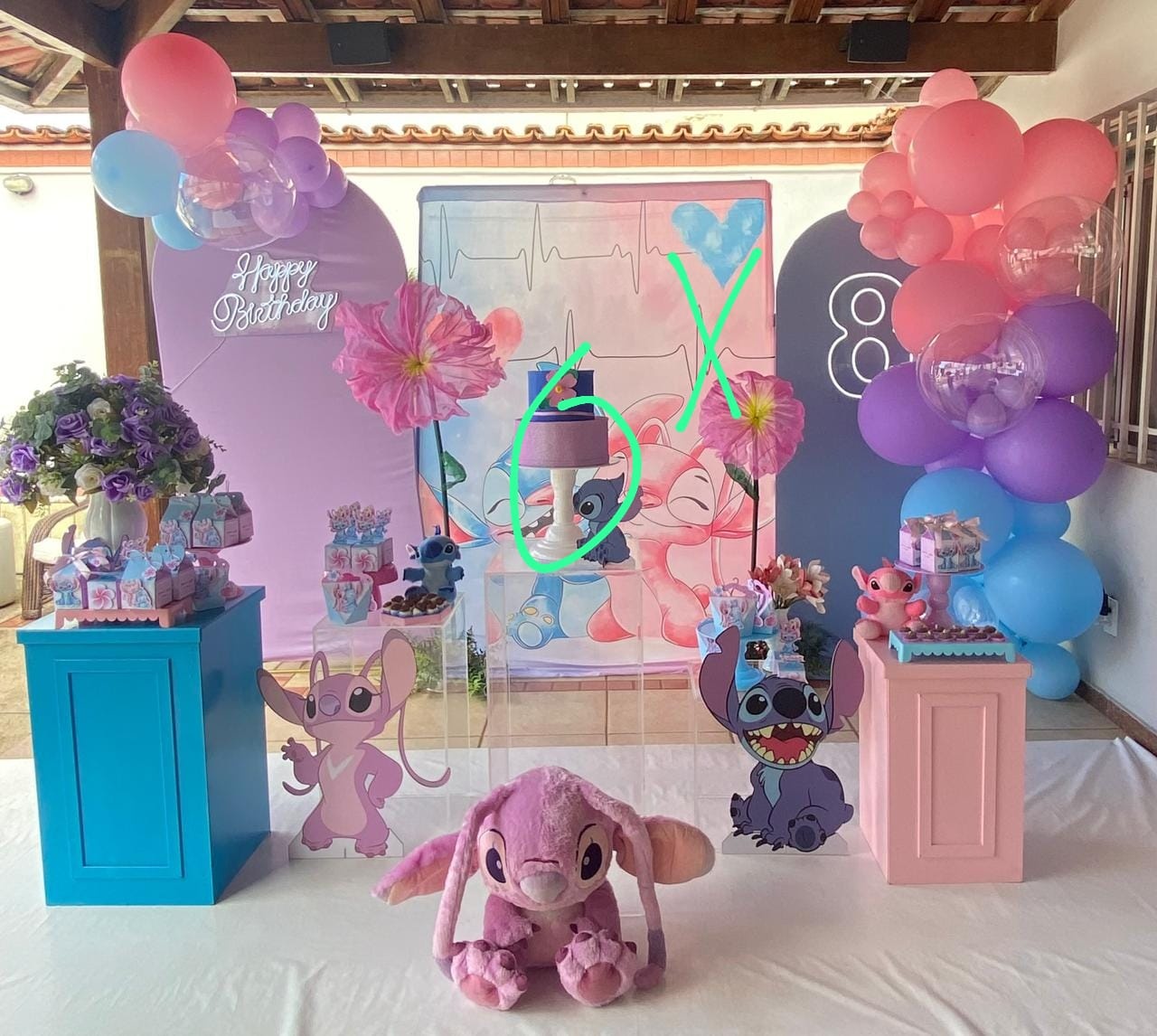 Stitch E Angel - Festa Fácil - Pegue e Monte Ipatinga