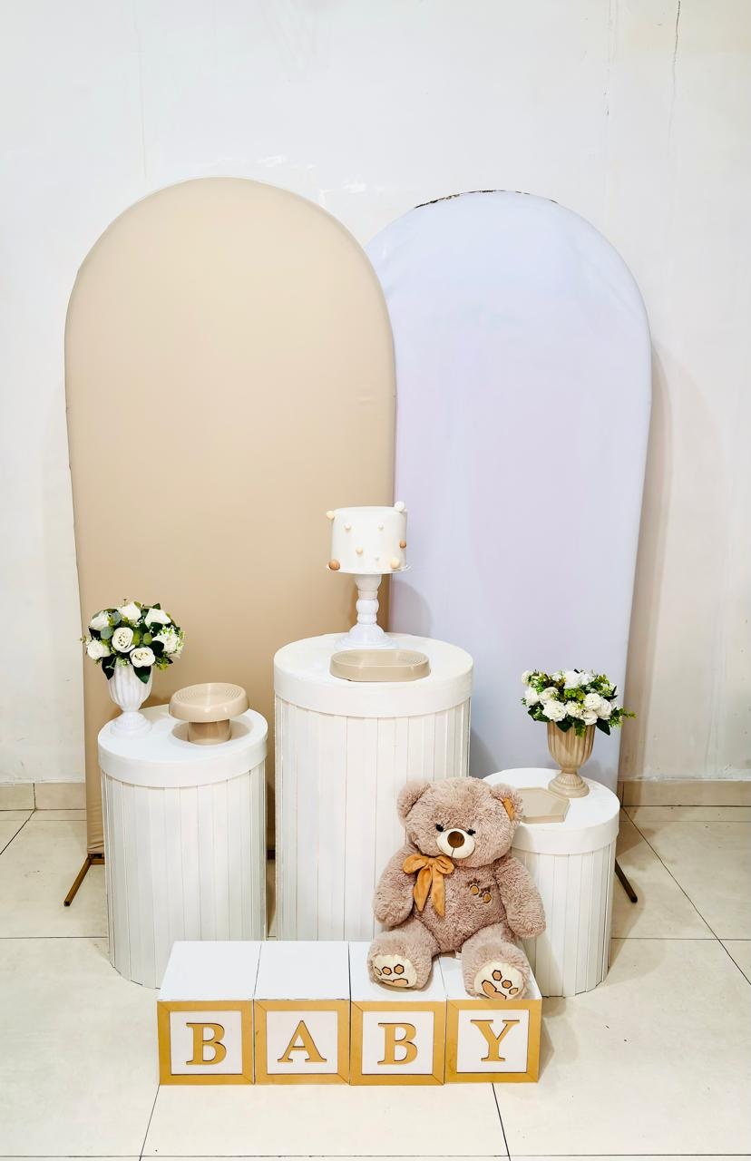 Branco E Nude (Composicao 052)(Urso)(Cha de Bebe/Revelacao) - cricrilocacoes