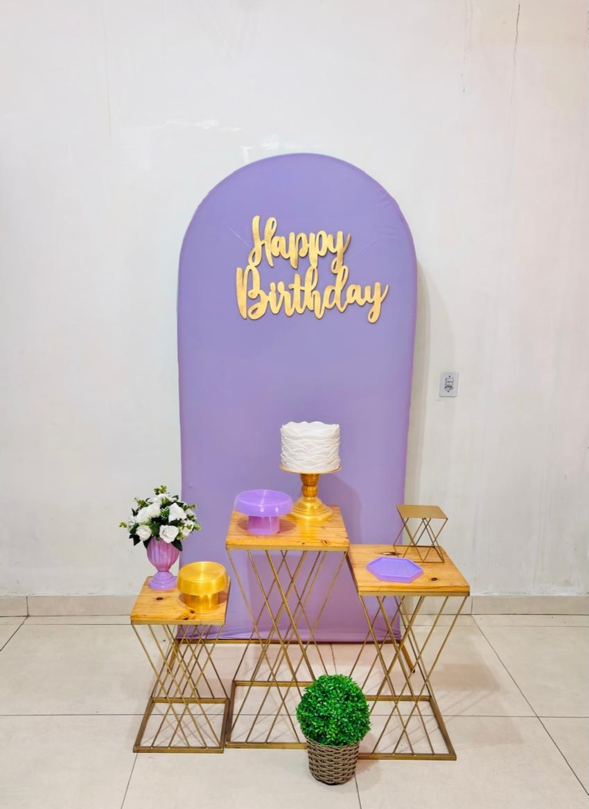 Happy Birthday Lilas (Kit Celebre)(Mulher/Feminino) (058) - cricrilocacoes