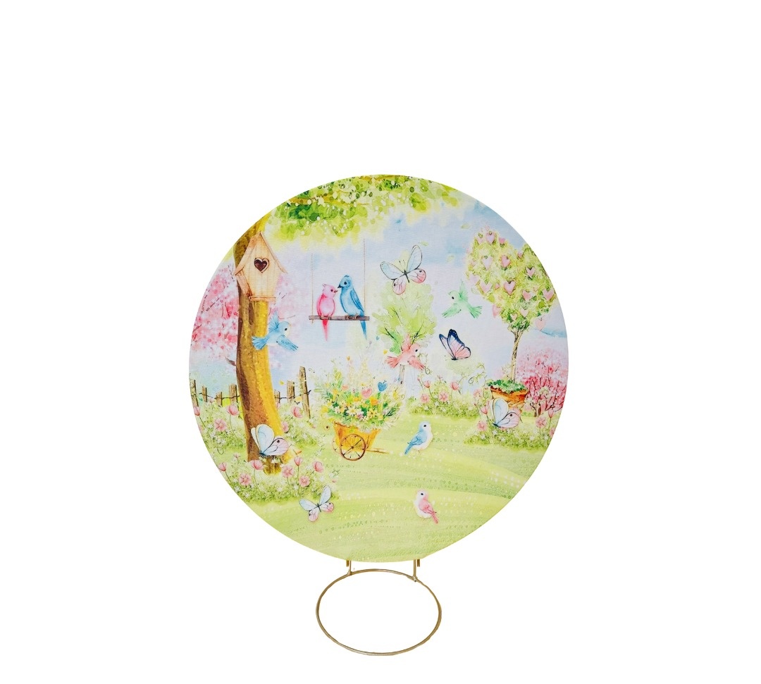 Mini Painel 50Cm (Jardim Encantado)(Borboleta) - cricrilocacoes