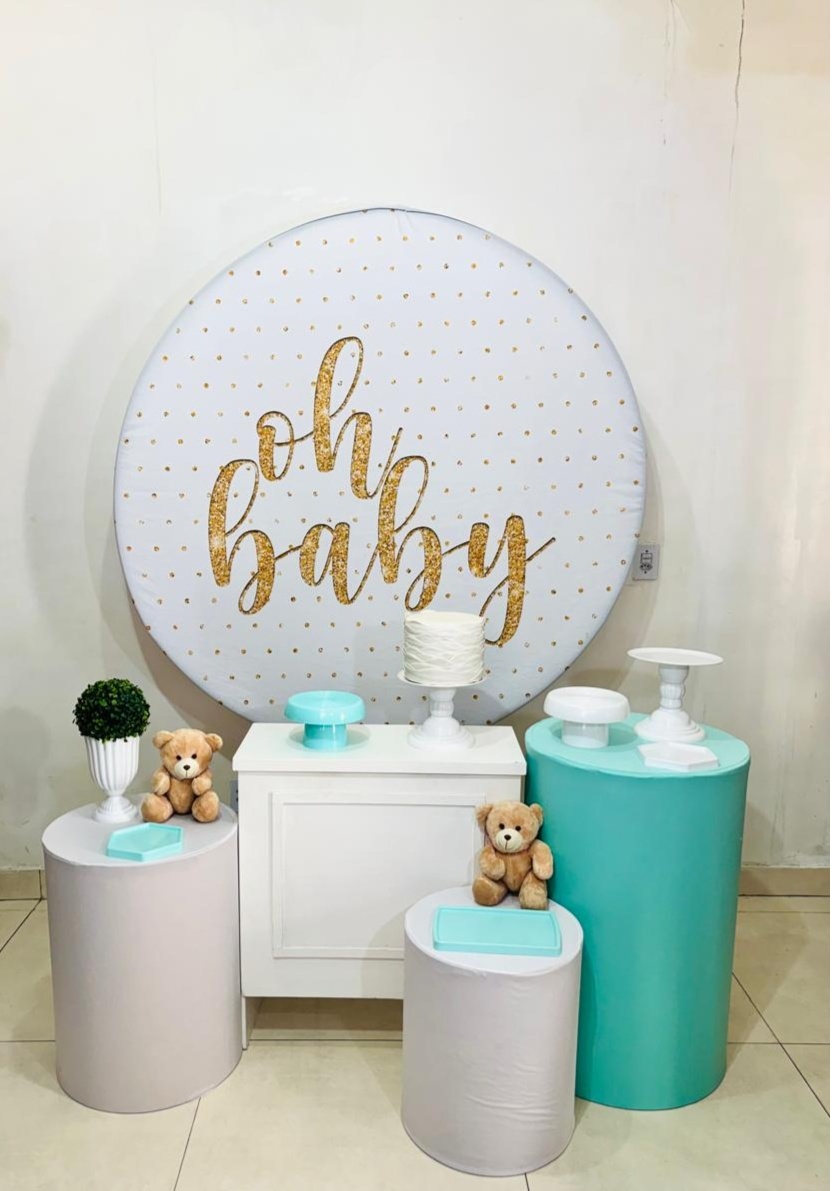 Branco E Verde(Oh Baby) (Kit Diamante) - cricrilocacoes