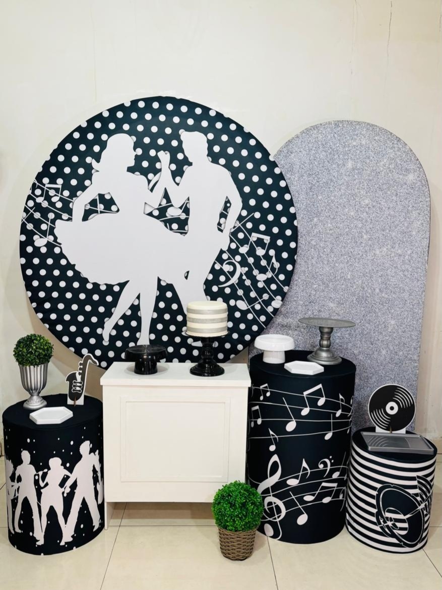 Anos 80 Preto E Branco (Kit Perola)(Homem/Masculino)(Feminino/Mulher) - cricrilocacoes