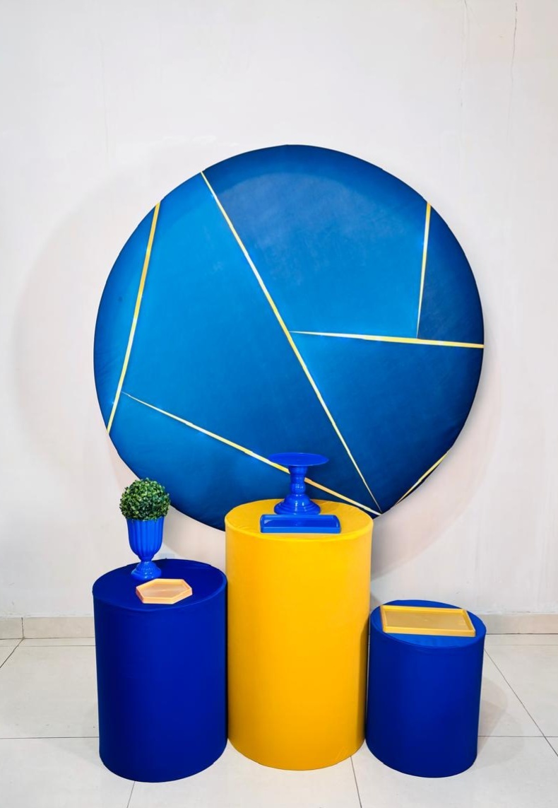 Azul E Dourado (Kit Prata)(Masculino/Homem)(2) - cricrilocacoes