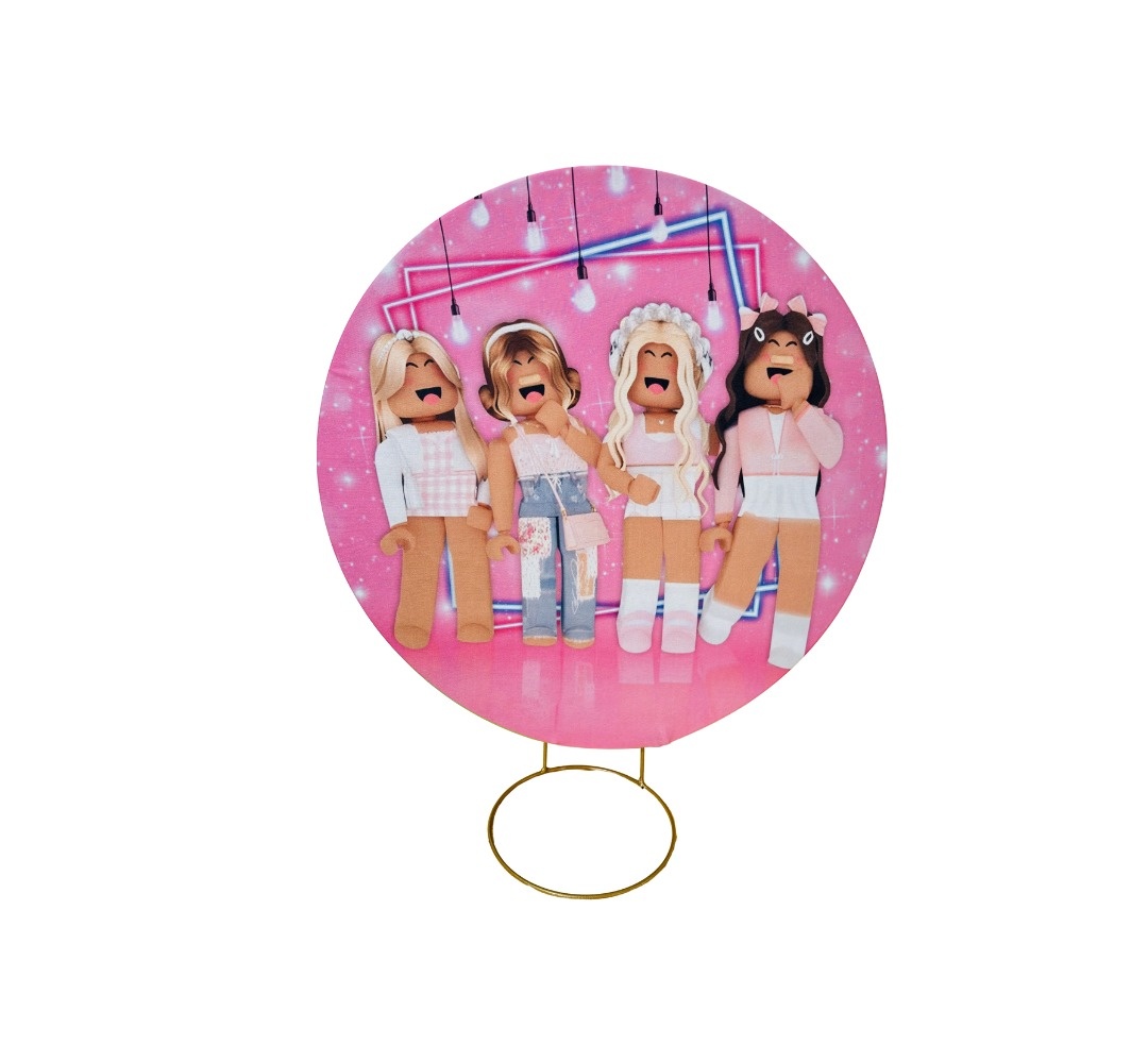 Mini Painel 50Cm (Roblox Rosa) - cricrilocacoes