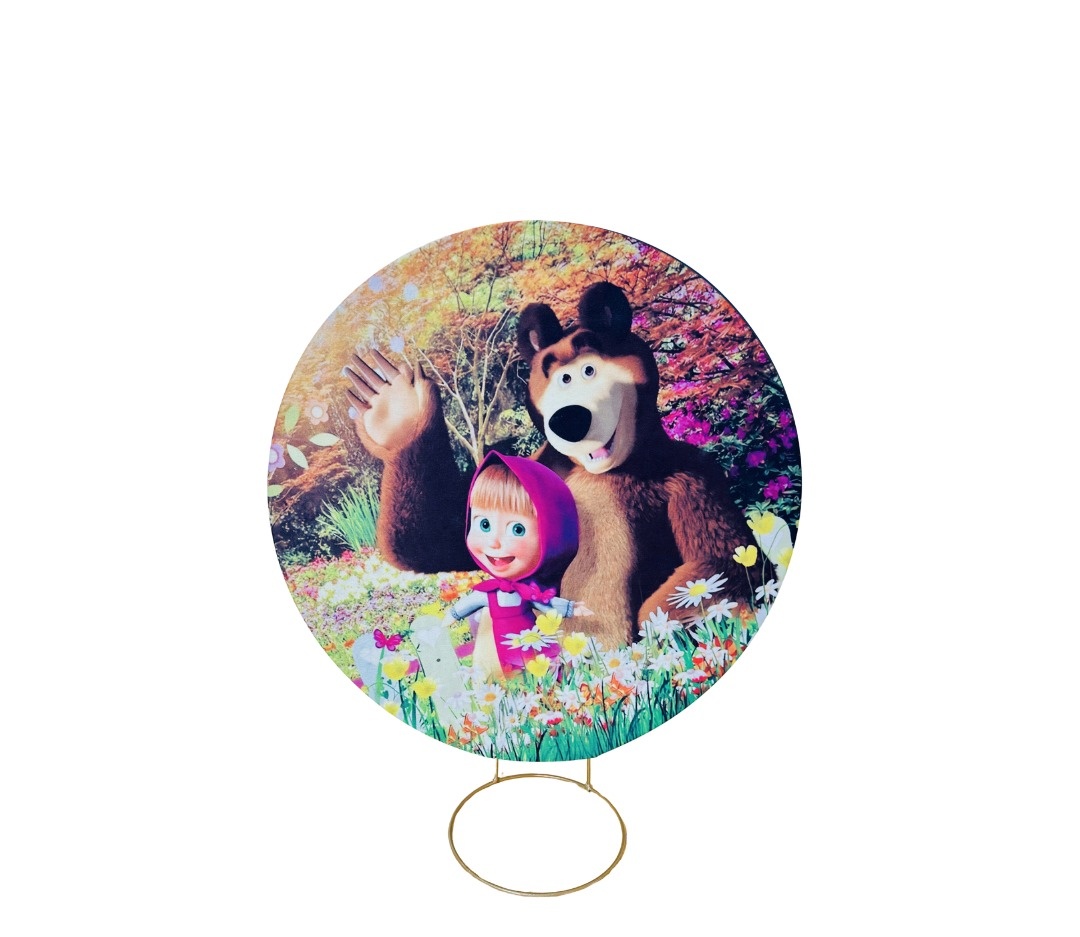 Mini Painel 50Cm (Masha E Urso) - cricrilocacoes