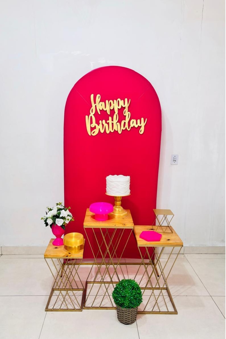 Happy Birthday Rosa Pink(Kit Celebre)(Mulher/Feminino) (060) - cricrilocacoes