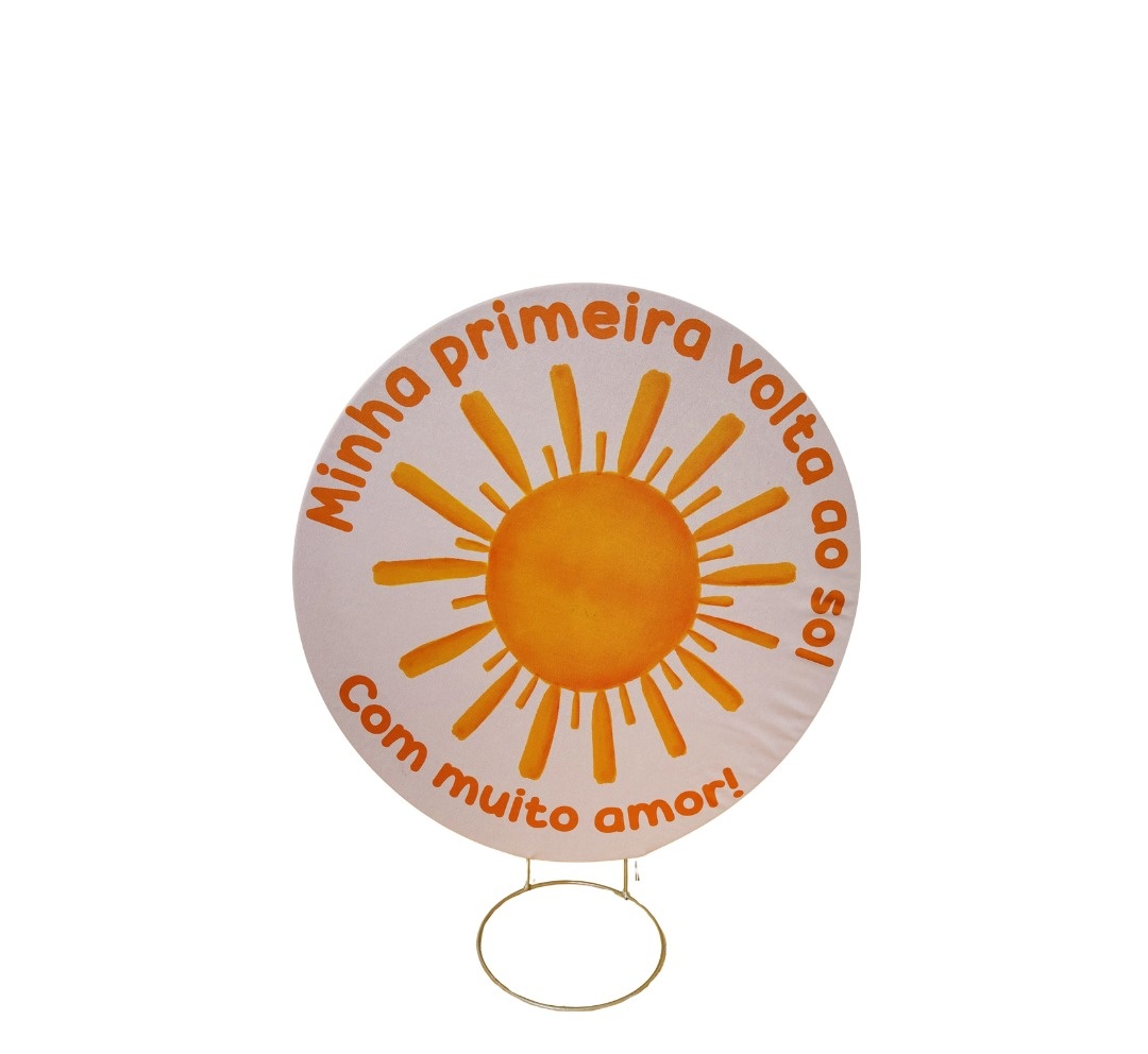 Mini Painel 50Cm  (Primeira Volta Ao Sol) - cricrilocacoes