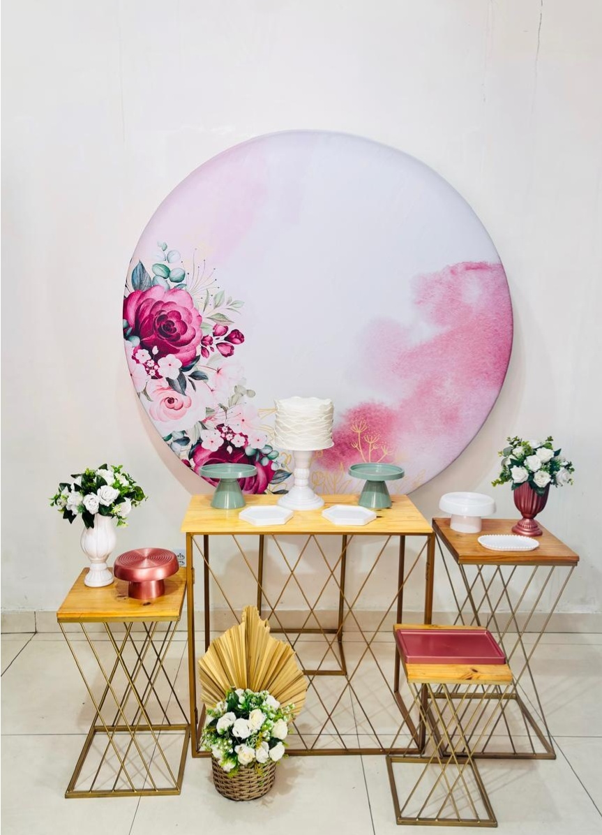 Floral Rose/Vinho(Composição 054)(Casamento/Noivado)(Mulher/Feminino) - cricrilocacoes