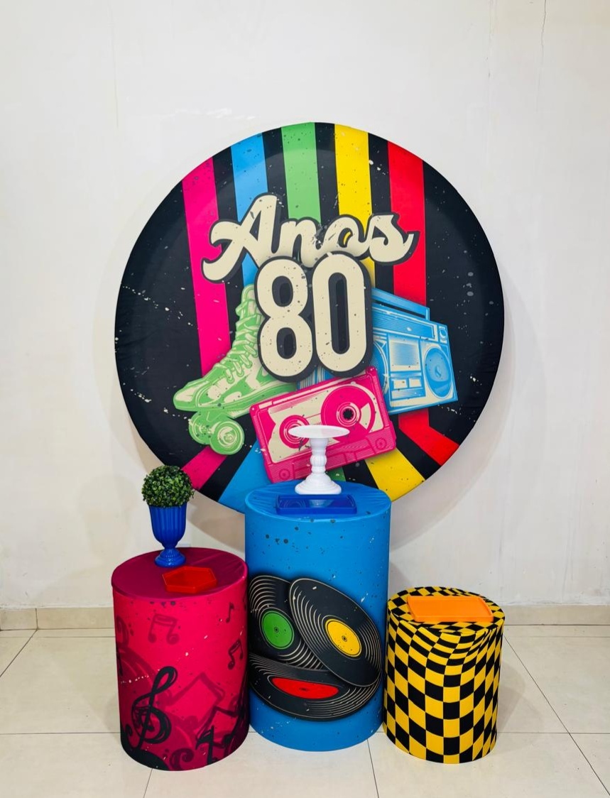 Anos 80 Colorido (Kit Prata)(Masculino/Homem) - cricrilocacoes