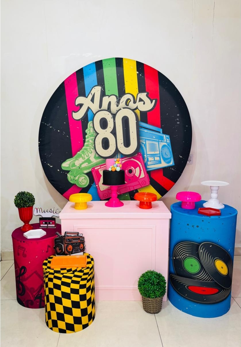 Anos 80 Colorido (Kit Diamante Plus 2)(Feminino/Mulher) - cricrilocacoes