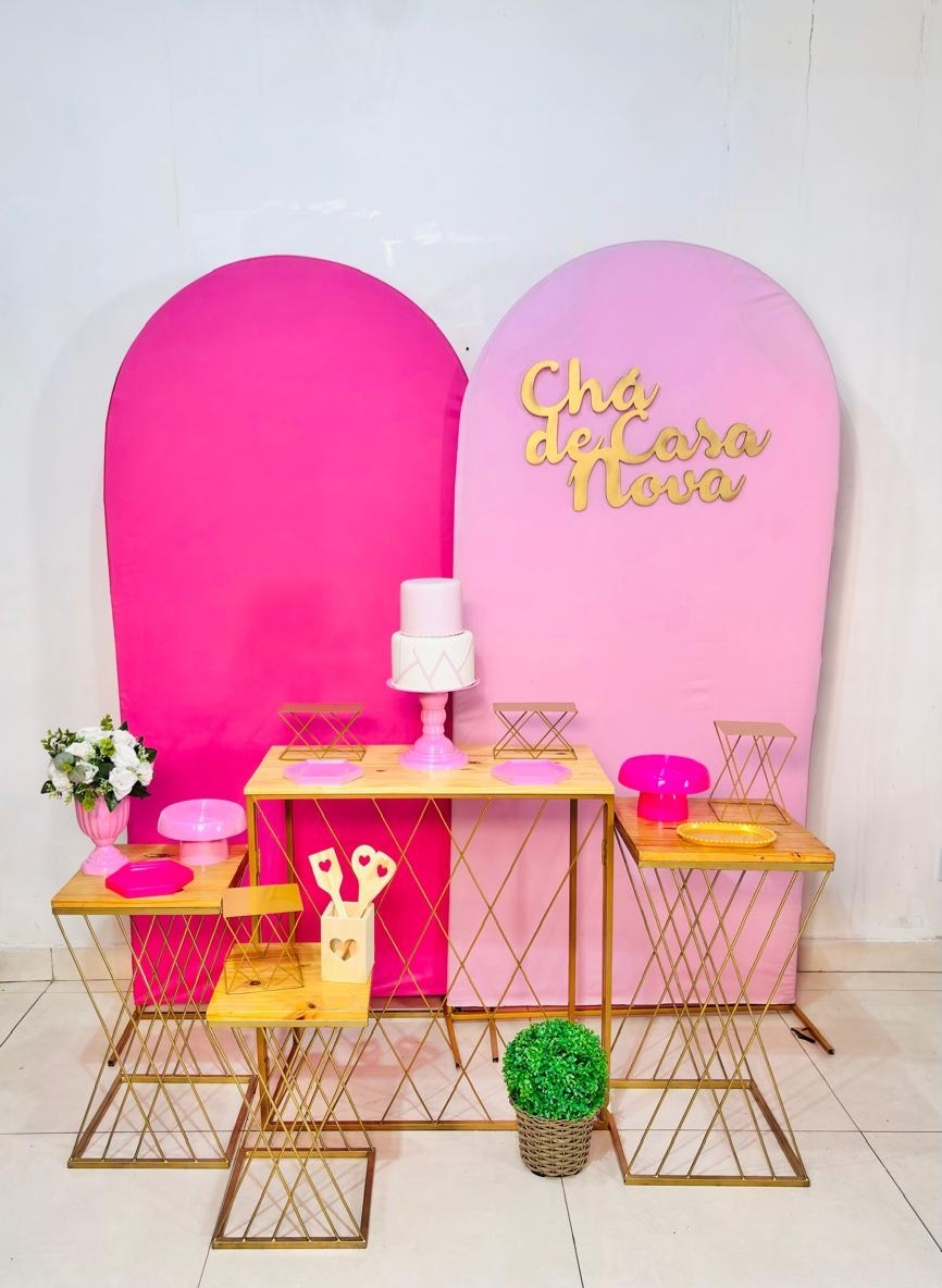 Rosa E Pink (Composicao 59)(Cha de Casa Nova/Cozinha) - cricrilocacoes