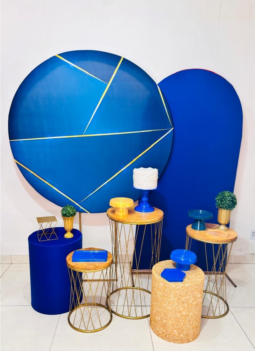 Azul E Dourado (Composicao 65)(Masculino/Homem) - cricrilocacoes