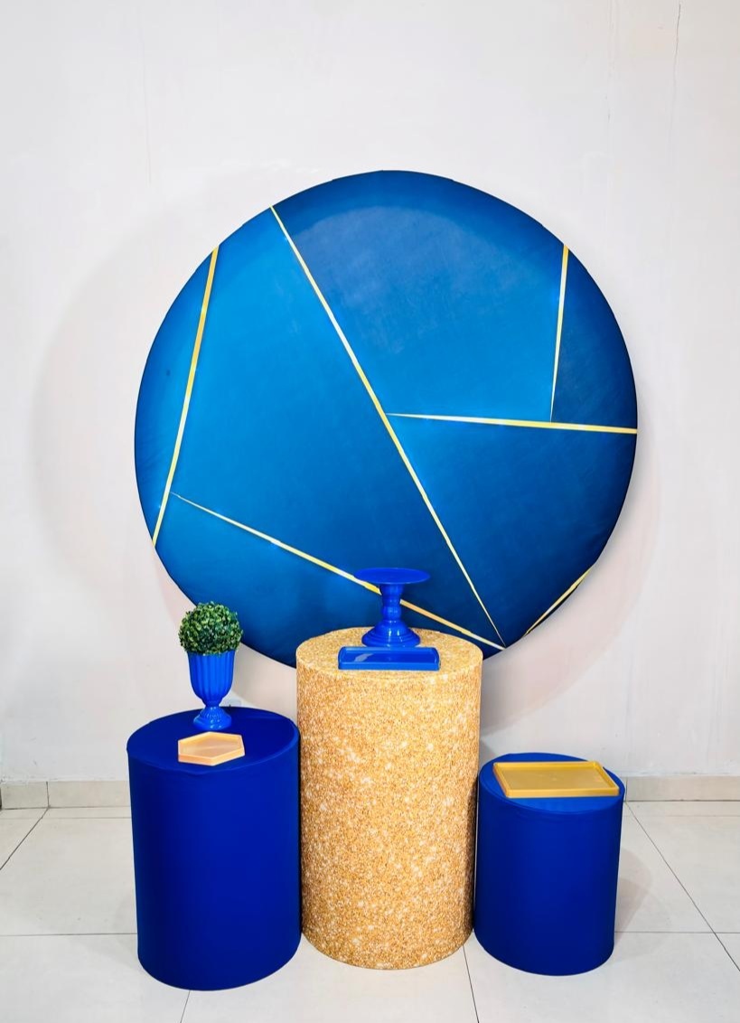 Azul E Dourado (Kit Prata)(Masculino/Homem) - cricrilocacoes