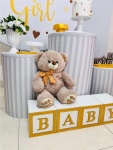 Cha Revelacao - Branco E Dourado (Composicao 098)(Urso)(Ripado) - imagem 2