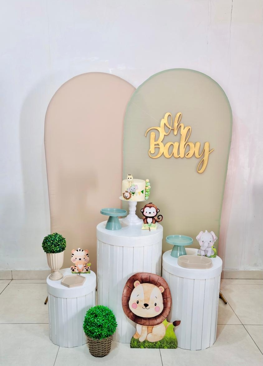 Cha de Bebe Safari Verde (Composicao 091) - cricrilocacoes