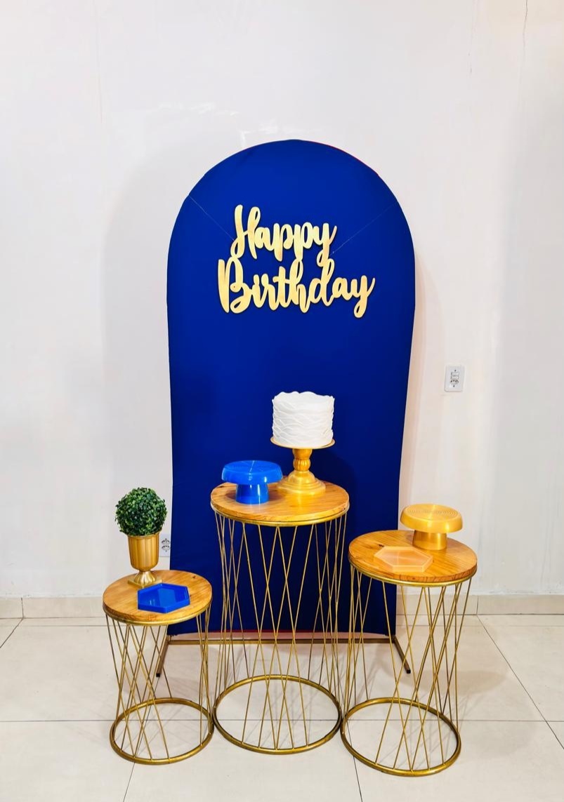 Happy Birthday Azul (Kit Celebre)(Masculino/Homem) (066) - cricrilocacoes