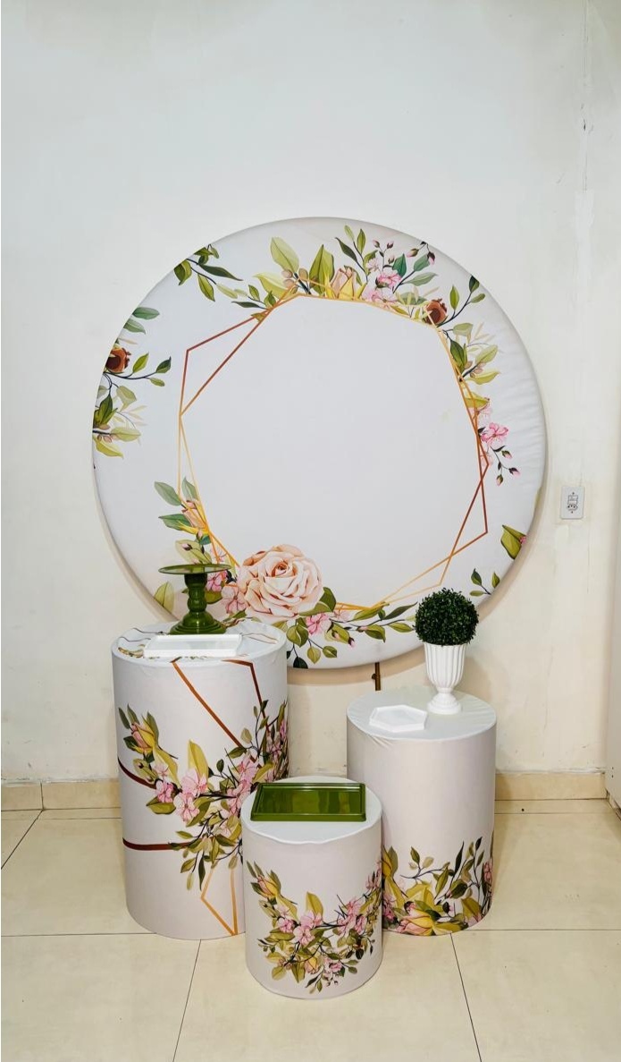 Floral Branco (Kit Prata)(Feminino/Mulher) - cricrilocacoes