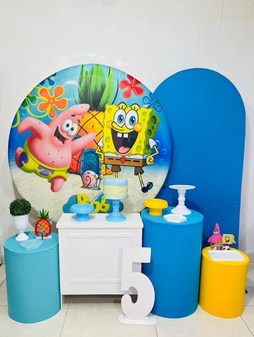 Bob Esponja Azul (Kit Perola) - cricrilocacoes