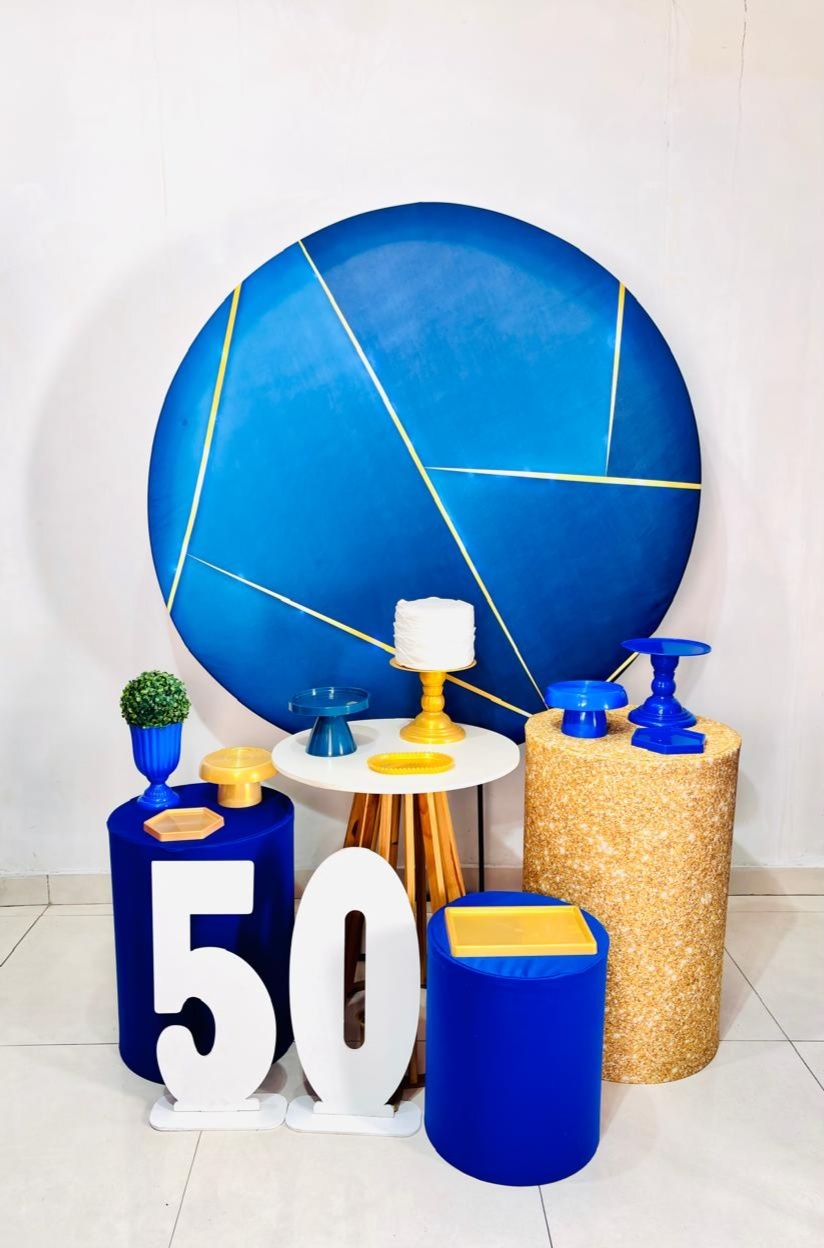 Azul E Dourado (Composicao 026)(Masculino/Homem) - cricrilocacoes