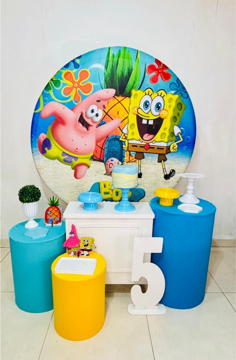 Bob Esponja Azul (Kit Diamante) - cricrilocacoes
