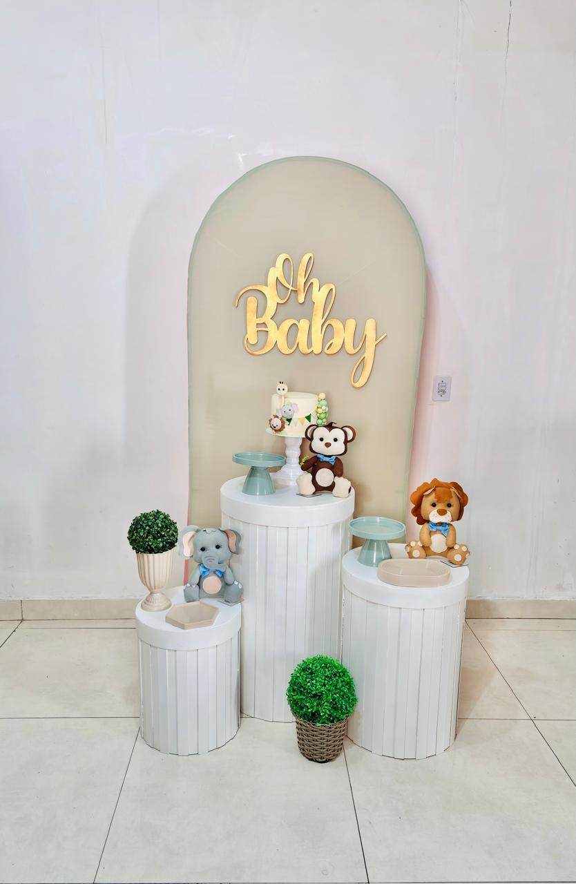 Cha de Bebe Safari Verde (Composicao 089) - cricrilocacoes