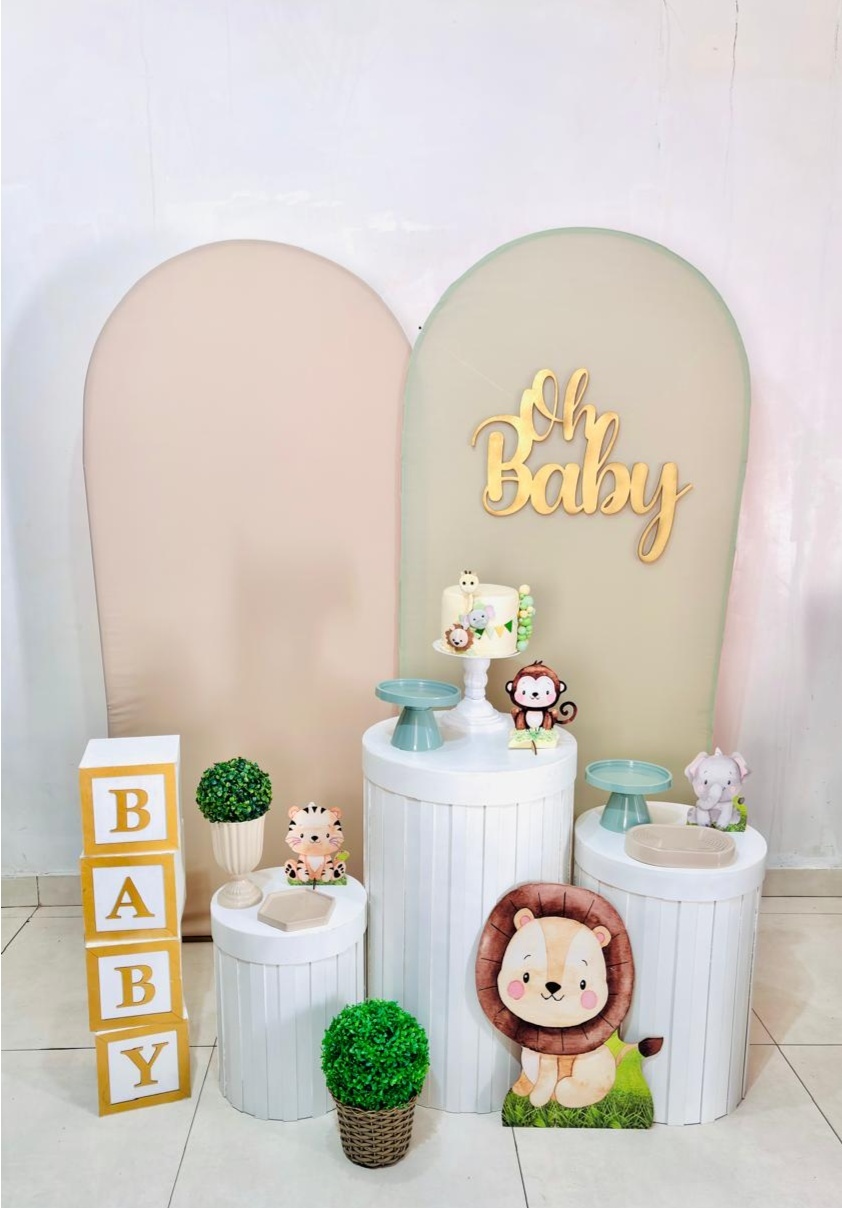 Cha de Bebe Safari Verde (Composicao 092) - cricrilocacoes