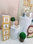Cha de Bebe Safari Verde (Composicao 092) - imagem 2