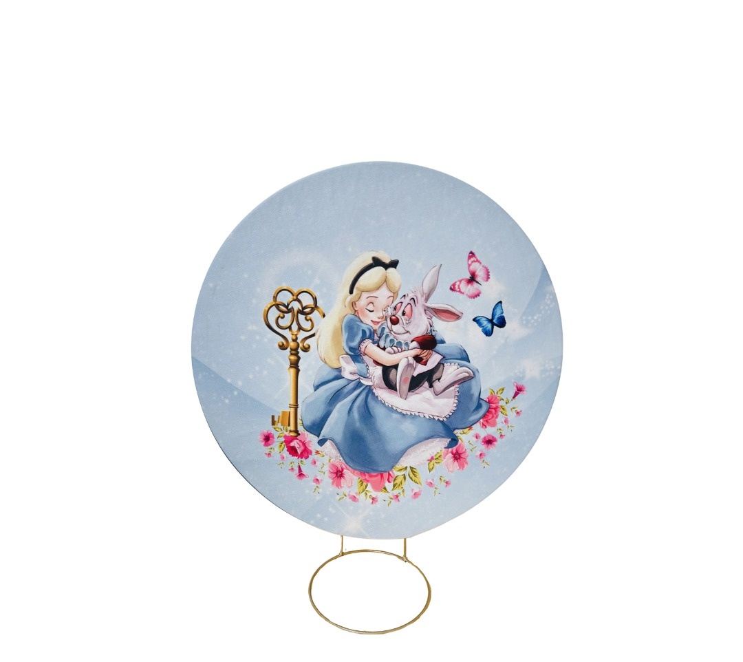Mini Painel 50Cm (Alice No Pais das Maravilhas) - cricrilocacoes
