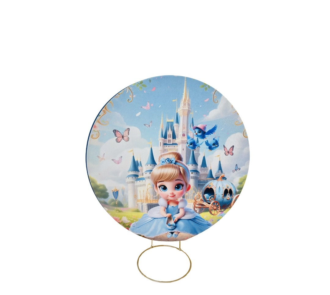 Mini Painel 50Cm (Cinderela Baby)(Princesas) - cricrilocacoes
